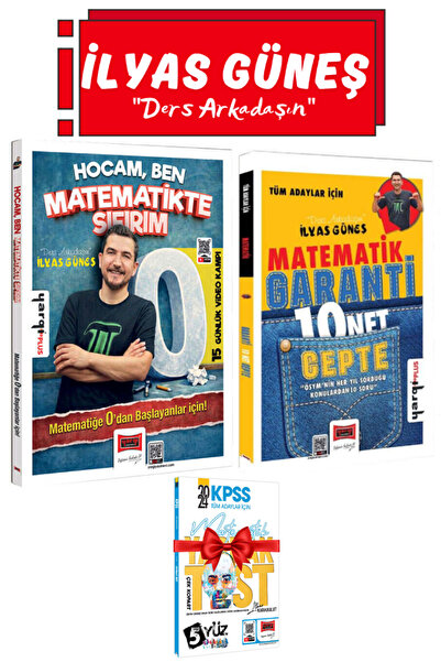 Yargı Yayınları İlyas Güneş-Tüm Adaylara Hocam Ben Matematikte Sıfırım Konulu...