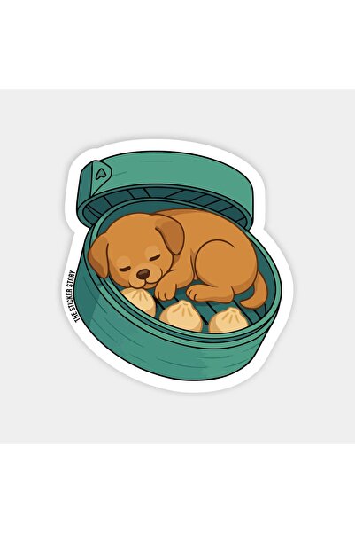 The Sticker Story. Garlic Dog Sticker