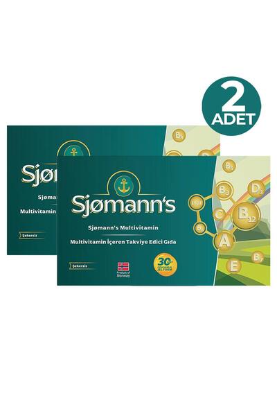 Sjomann's Multivitamin Çiğnenebilir Jel 30 Tablet 2 Adet