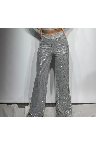 362 Fashion Butik Payetli Pantolon