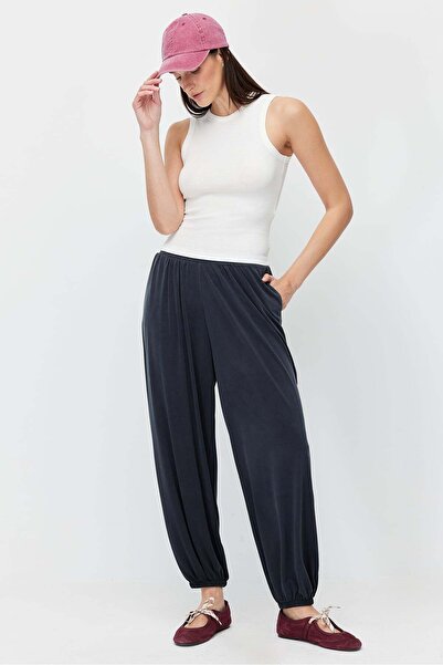 PAULMARK Γυναικείο παντελόνι με άνετη εφαρμογή και ελαστικά μανσέτες