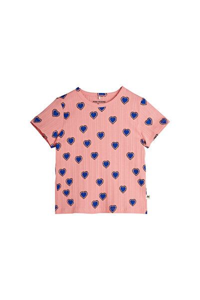 Mini Rodini tricou roz pentru fete 2522013128