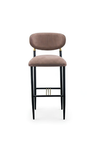 Gazzini Furniture Elegance Kolçaksız Metal Bar Sandalyesi
