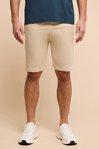 R&B Solid Shorts with Drawstring Waist