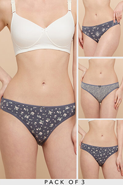 R&B 3 Pack Printed Bikini Briefs
