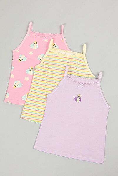 R&B 3 Pack Printed Camisoles