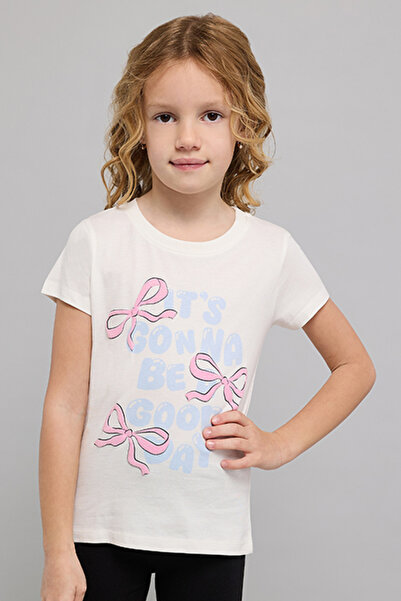 R&B Printed T-Shirt with Crew Neck and Short Sleeves