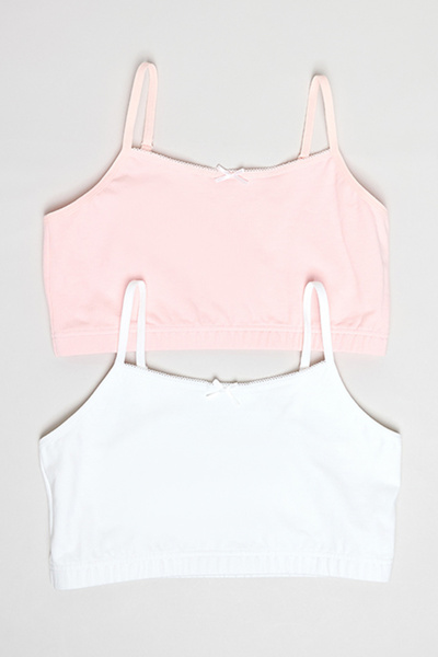 R&B 2 Pack Solid Bralettes