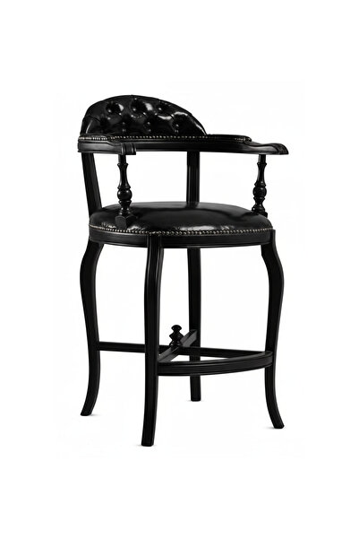 Gazzini Furniture Majesta Classic Ahşap Bar Sandalyesi