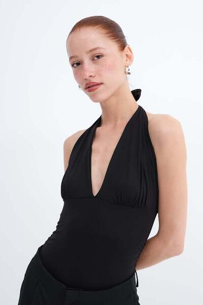 Addax Ολόσωμο κορμάκι με δέσιμο στο λαιμό Z0754