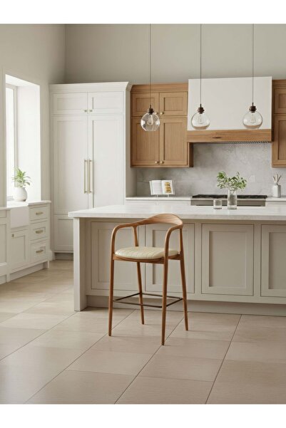 Gazzini Furniture Zodiac Ahşap Bar Sandalyesi