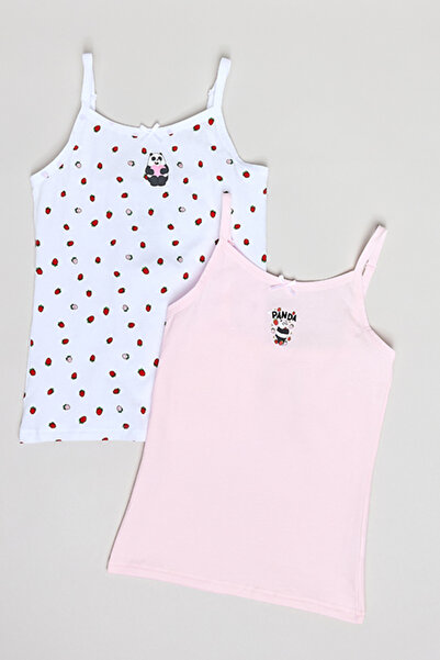 R&B 2 Pack Panda Print Camisoles
