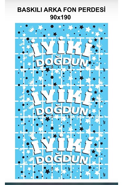 kidspartim Metalizovani plavi PötiSquare srebrni štampani ukras za pozadinu 9...