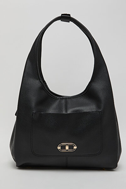 R&B Solid Hobo Bag