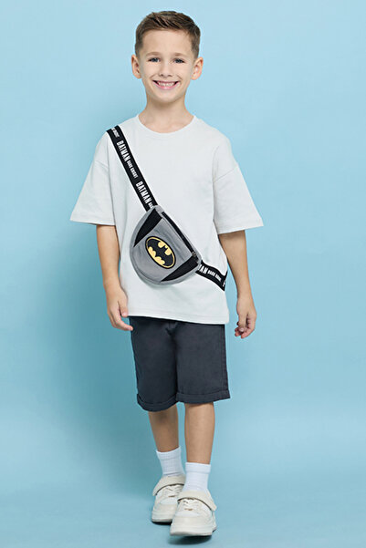 R&B Batman Print T-Shirt with Crossbody Pouch