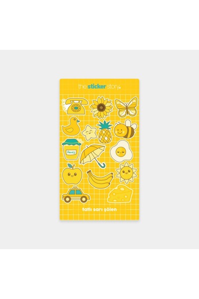 The Sticker Story. Sweet Yellow Şölen Minis Series