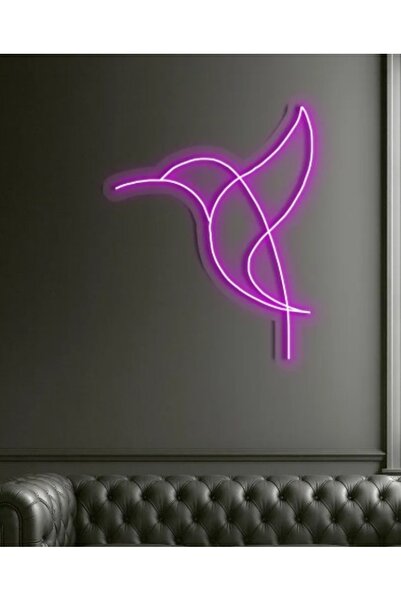 Slasa Flying Dove Neon Sign 45x47 cm Soft White LED Light with 6 mm Acrylic Base