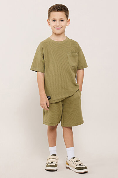 R&B Textured Shorts Clothing Set
