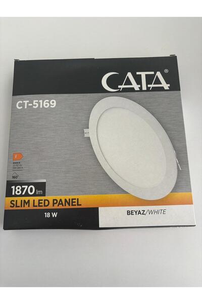 Cata CT-5169 18W 1870LM BEYAZ İŞİK SLIM LED SPOT 4 ADET