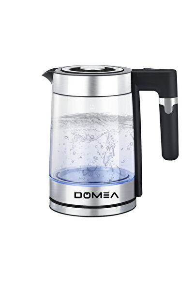 DOMEA غلاية كهربائية زجاجية، سعة 1.8 لتر