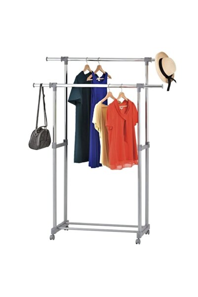 Grandio Mob Κρεμάστρα ρούχων Grandio με 2 μπάρες, μεταλλική και πλαστική, ρυθ...