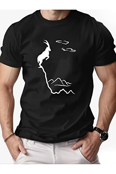 yiou trendy clothing تي شيرت رجالي صيفي كاجوال برقبة دائرية وتصميم إنجليزي بن...