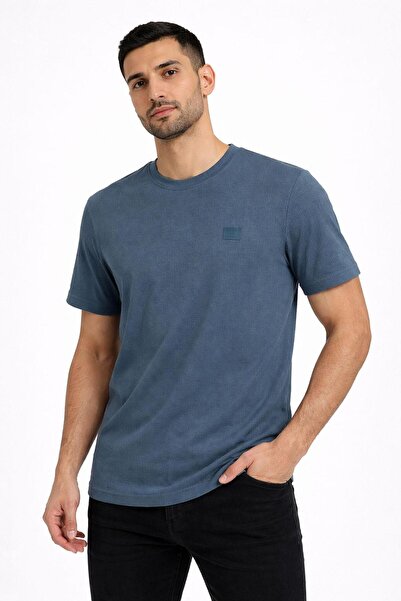 CLASSİCS MEN Ανδρικό μπλουζάκι Bordoo Basic με λαιμόκοψη ποδηλάτου και κοντό ...