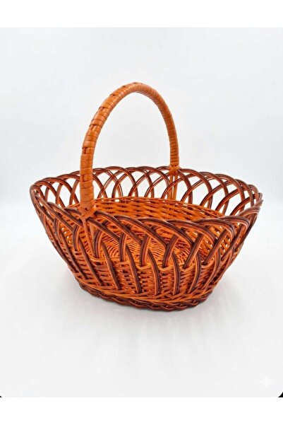 OEM Μεγάλο ψάθινο καλάθι σερβιρίσματος, JB ®   43x30x20 εκ., ύψος 40 εκ.