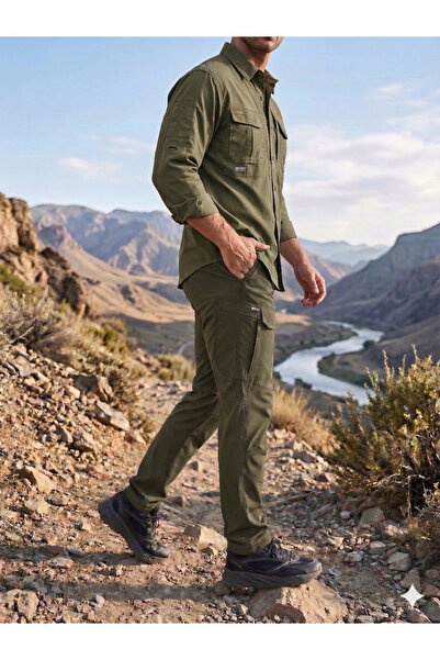 REMA STİL Taktikal Outdoor TAKIM Kargocep Pantolon Gömlek OLİMPOS Model Kemer...