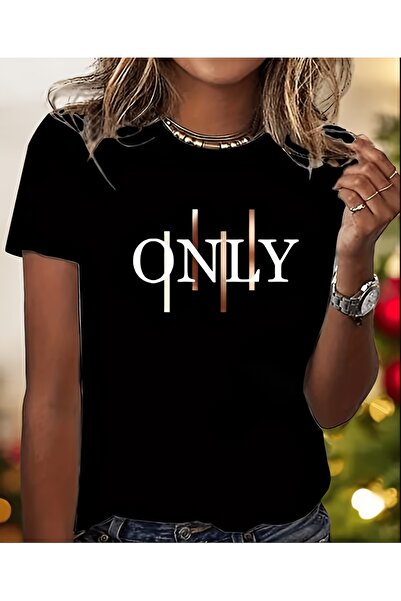 yiou trendy clothing نمط طباعة حروف فني - أنيق وعصري - راون للنساء