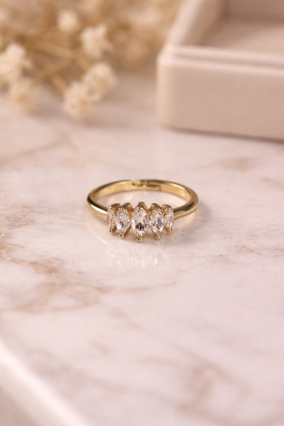 Arthesia Jewelry خاتم أنيق مرصع بالأحجار الكريمة |   خاتم نسائي قابل للتعديل ...