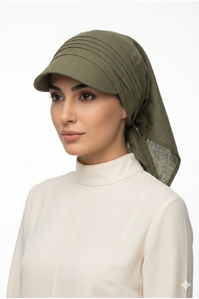 Trend Bebe Butik Kadın Tesettür Şapka Bağlamalı Bandanalı Şapka Arkadan Bağla...