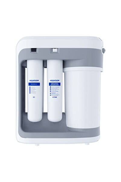 Aquaphor فلاتر التناضح العكسي RO-202S تحت الحوض، نظام RO ذكي مع مضخة ضغط وخزا...
