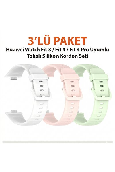 Dexmon Huawei Watch Fit 3 / Fit 4 / Fit 4 Pro / Fit 5 / Fit 5 Pro Uyumlu Toka...