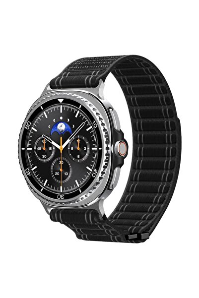 Spigen Υφασμάτινο λουράκι (με αυτοκόλλητο κλείσιμο), μαύρο - Samsung Galaxy W...