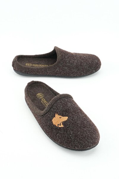 GEZER 15342 Ανδρικές χειμερινές παντόφλες χαλιού με αφαιρούμενη τσόχα σόλα