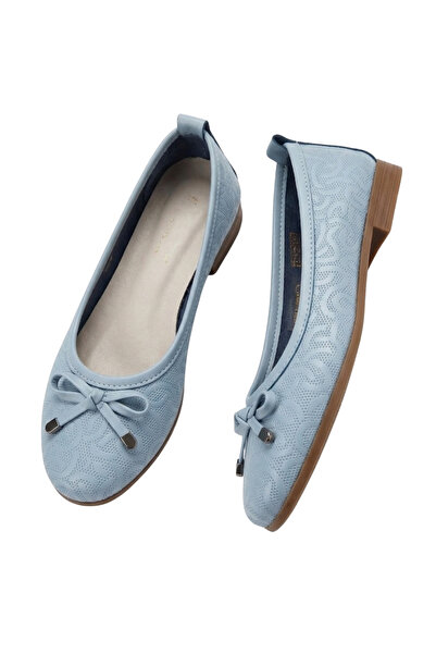 Barinoska Women's Genuine Leather Orthopedic Ballerinas Wide Fit Heel Spur Su...