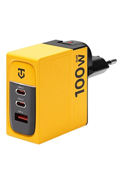 Tactical Φορτιστής Nett Warrior GaN 100W Κίτρινος