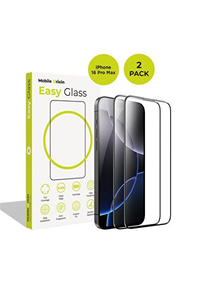 Mobile Origin EasyGlass iPhone 16 Pro Max, σετ 2 τεμαχίων