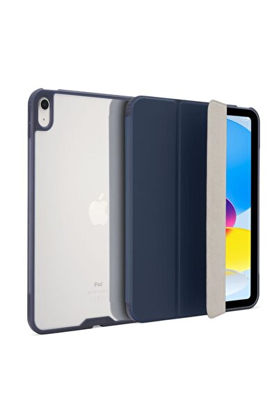 Pipetto Θήκη Origami No7 Tri-Folio, σκούρο μπλε - iPad (A16) / iPad (2022)