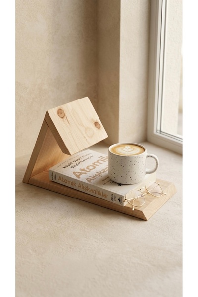 Touche sanat ve ahşap atölyesi Modern minimal kitaplık , doğal ahşap