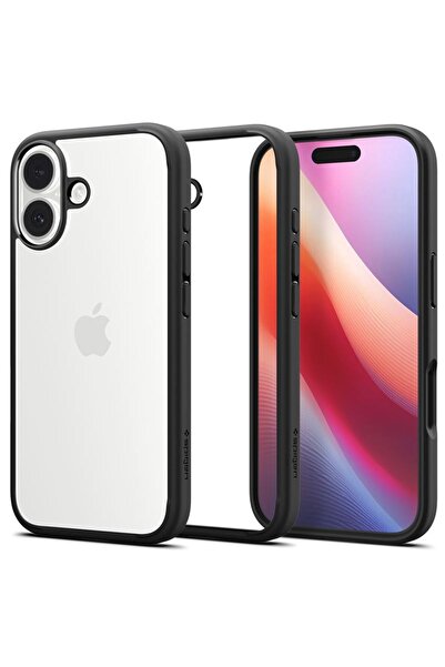 Spigen Υπερυβριδικό, ματ μαύρο - iPhone 17