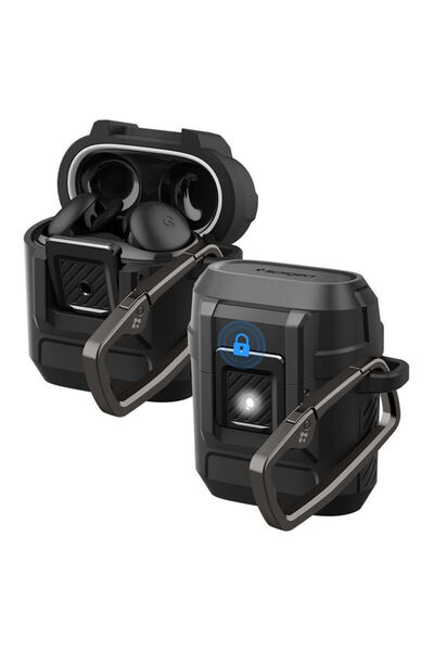 Spigen Lock Fit, ματ μαύρο - Google Pixel Buds 2a