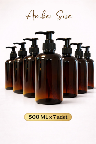 Alubrella Μπουκάλι Διανομέα Κεχριμπαρένιου Χρώματος 500 ML - 6 Τεμάχια