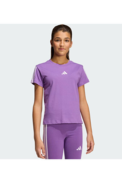 adidas Αθλητικό T-Shirt - Μωβ - Κανονική εφαρμογή
