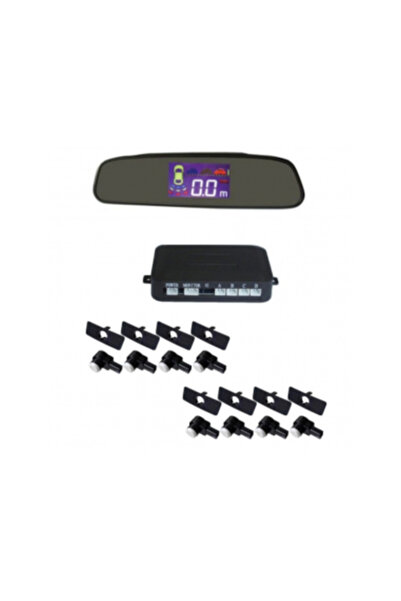 Xenon Bright Αισθητήρες στάθμευσης εμπρός και πίσω με 8 αισθητήρες και οθόνη ...