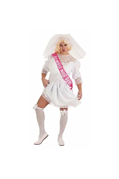 BigBuy Carnival Αποκριάτικη στολή ενηλίκων νυφικό L (4 τεμάχια)