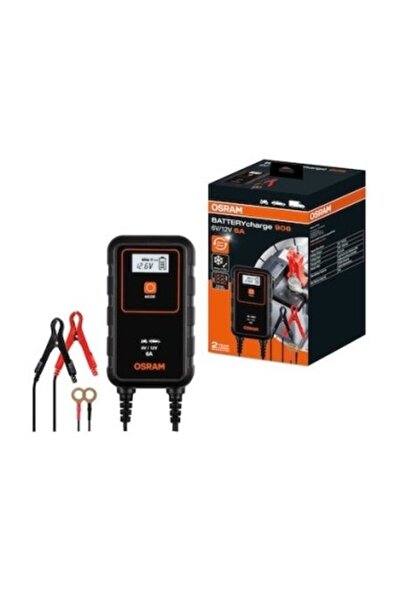 Osram Φορτιστής μπαταρίας αυτοκινήτου BATTERYcharge 906, 6A, 6V/12V, συμβατός...