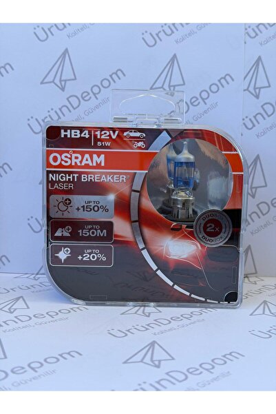 Osram AMPUL 12V HB4 51W NIGHT BREAKER LASER % 150 GUC