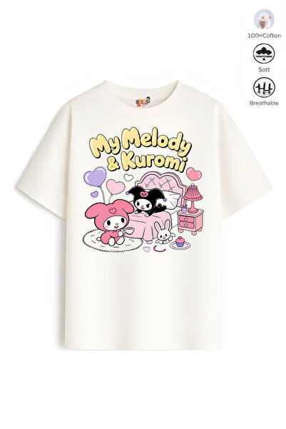 Belya Kids Wear Tricou oversize pentru fete Full Mold Mld Design 43